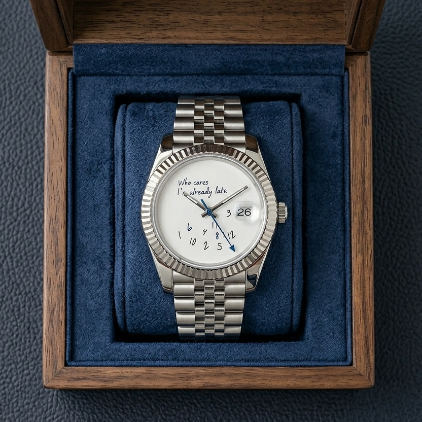 Datejust Je suis déjà en retard