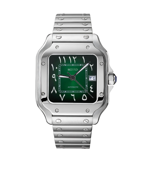 Santos Silver & Green Arabic