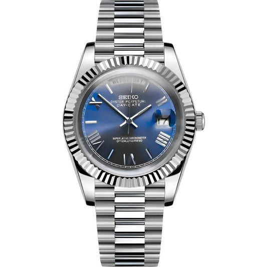 Date de jour Bleu océan romain