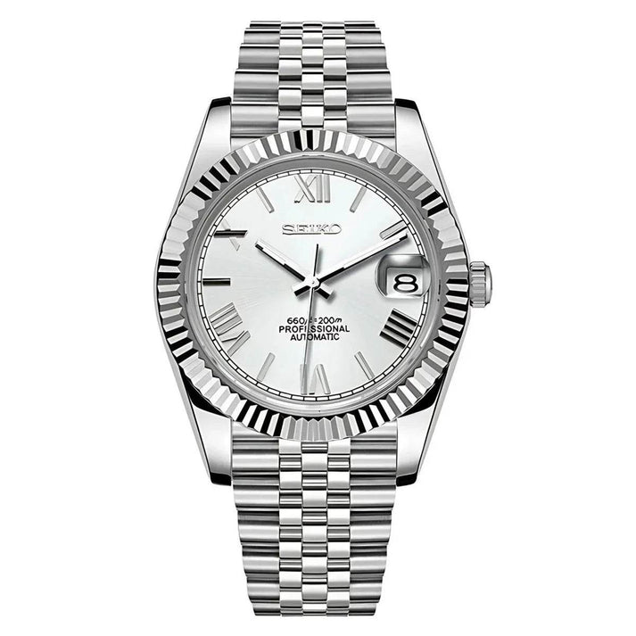 Datejust Roman White