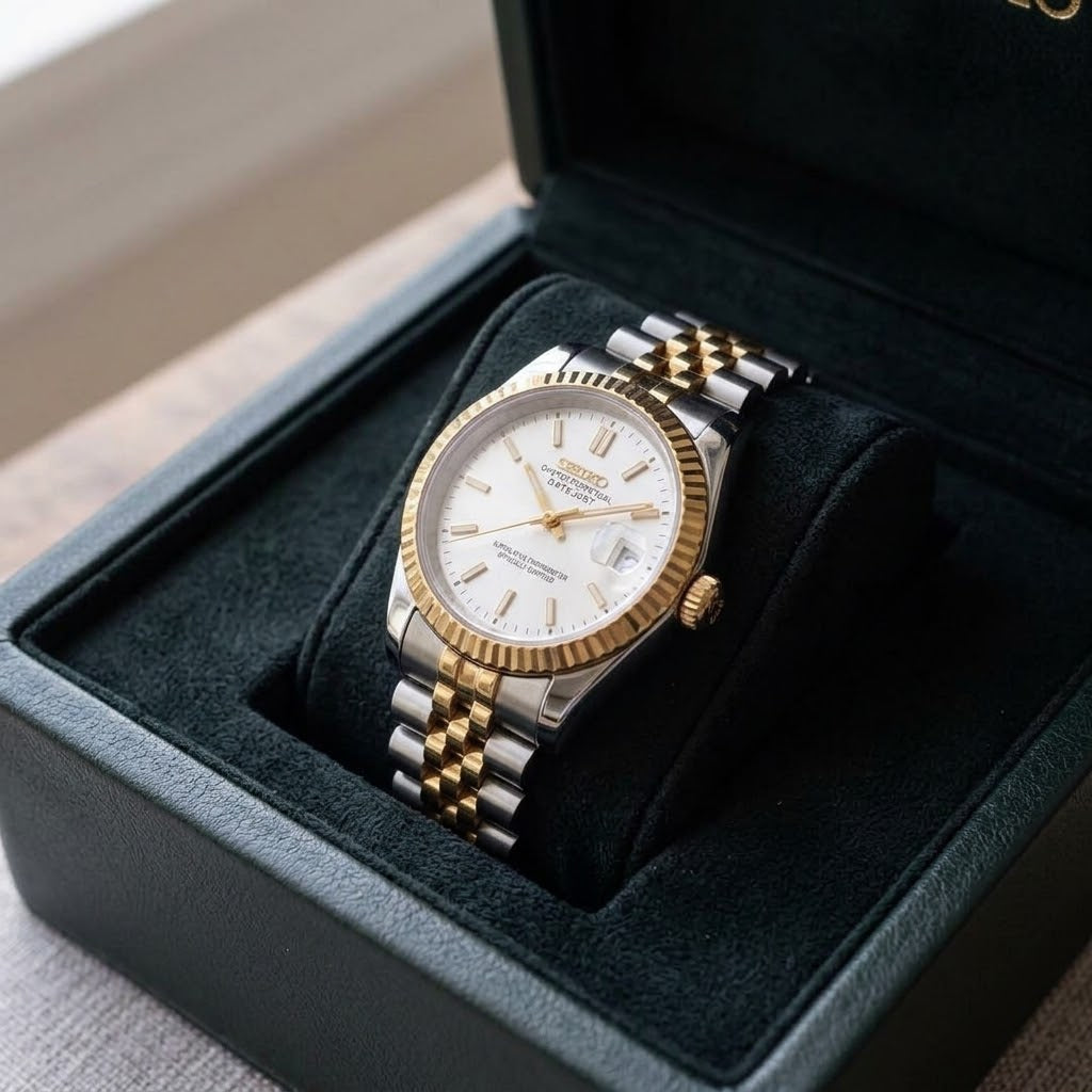 Datejust Two Tone - White