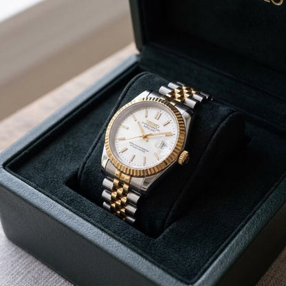 Datejust Two Tone - White