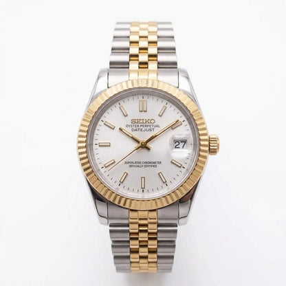 Datejust Two Tone - White