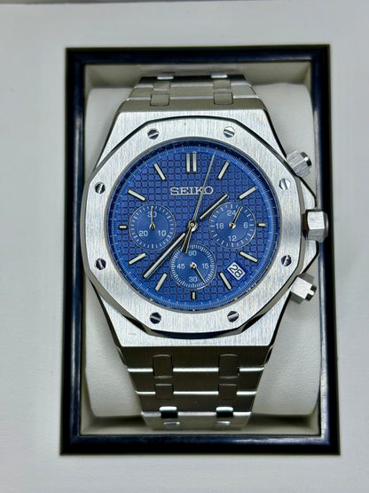 Chronographe Royal Oak bleu