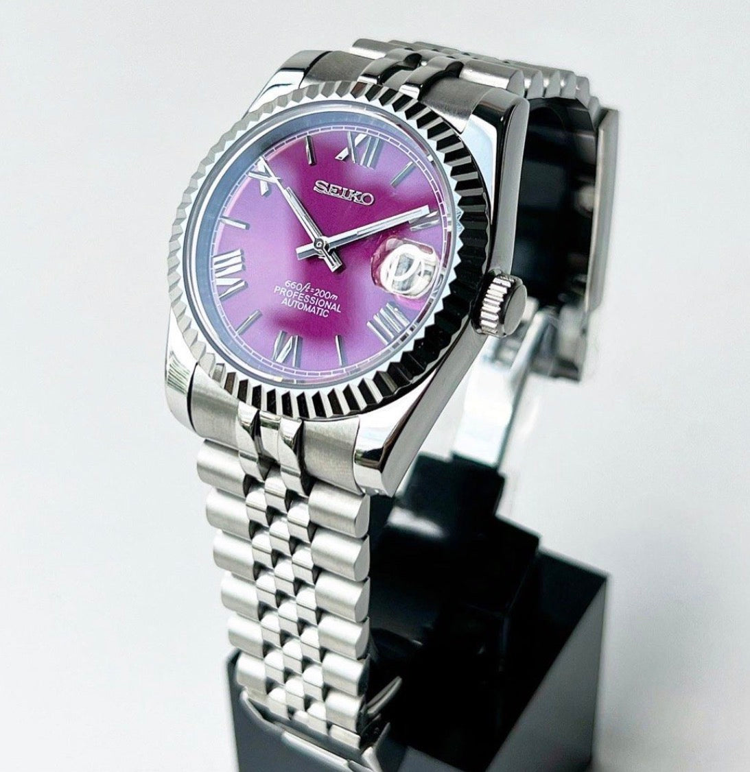 Datejust Roman Purple