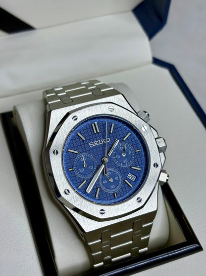 Chronographe Royal Oak bleu