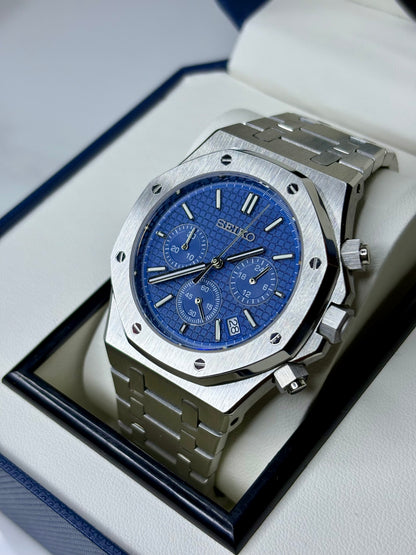 Chronographe Royal Oak bleu