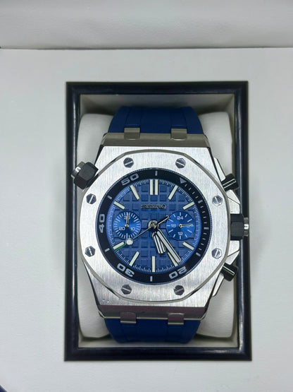 Chronographe Royal Oak bleu
