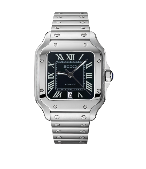 Santos Silver & Black Roman - No Date