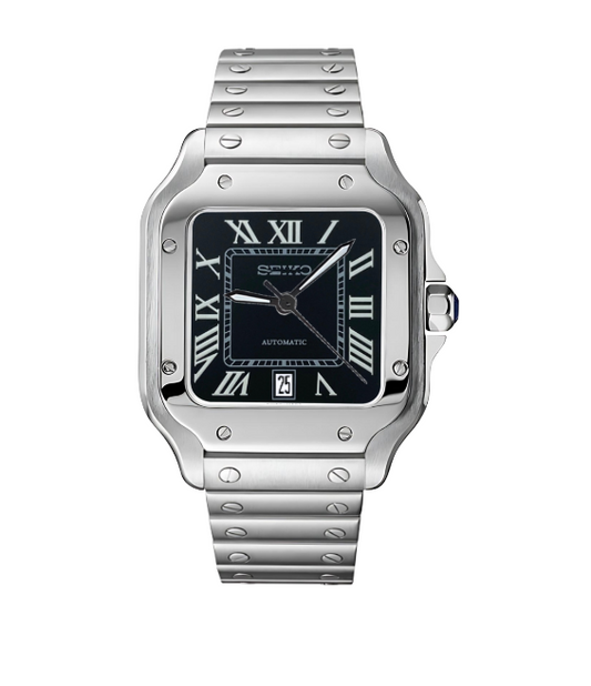 Santos Silver & Black Roman - No Date