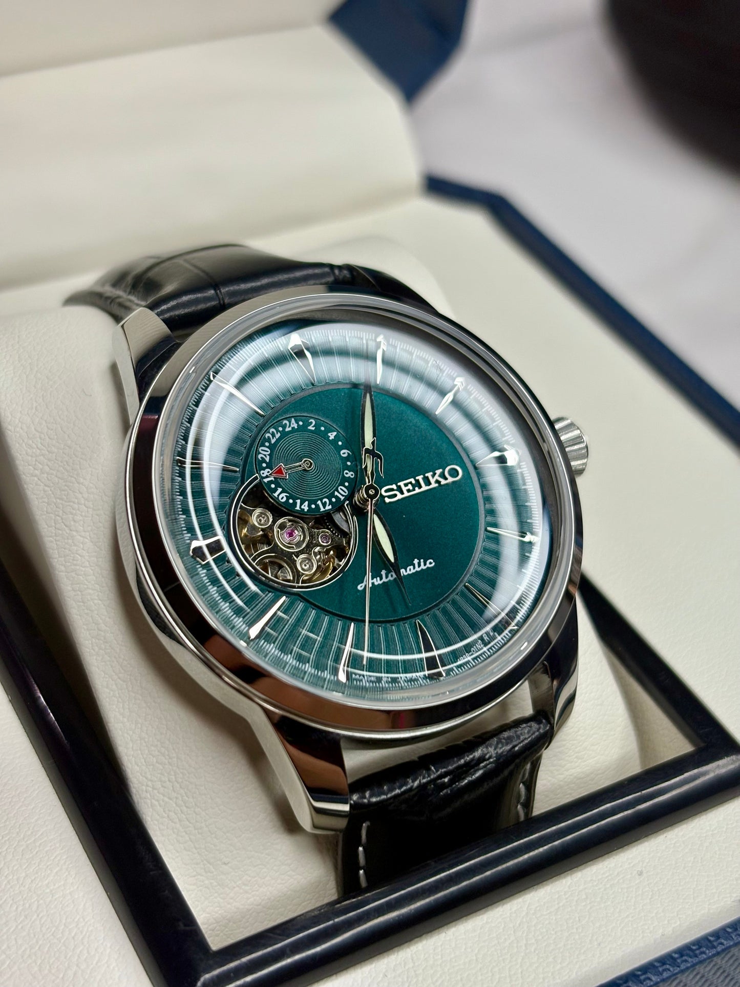 Presage Royal Green - OH - 24h Subdial