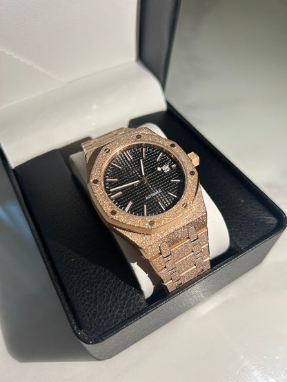 Royal Oak Rose and Black Frosted