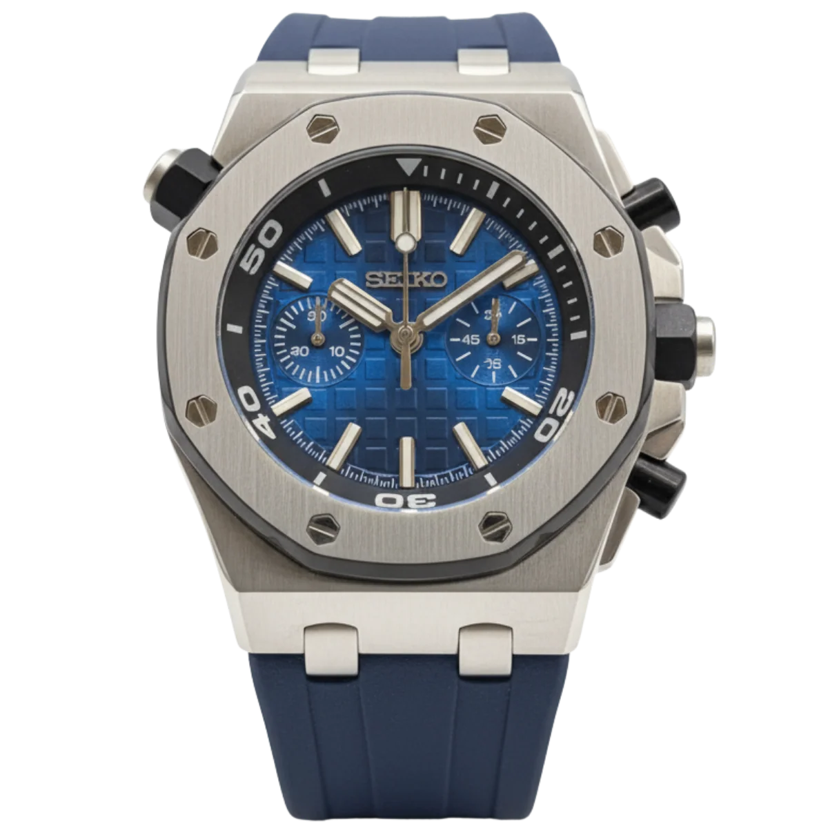 Chronographe Royal Oak bleu
