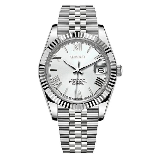 Datejust Roman White